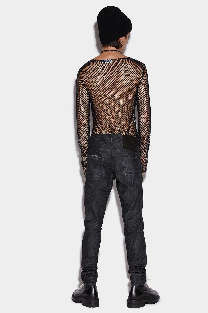DSQUARED2 BLACK CLEAN WASH COOL GUY JEANS outlook