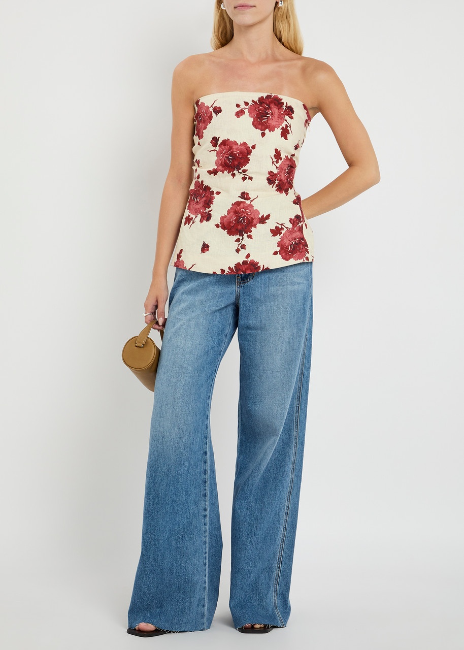 Veronica Beard Kasey Wide-leg Jeans - 4
