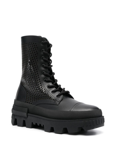 Moncler Carinne perforated ankle boots outlook