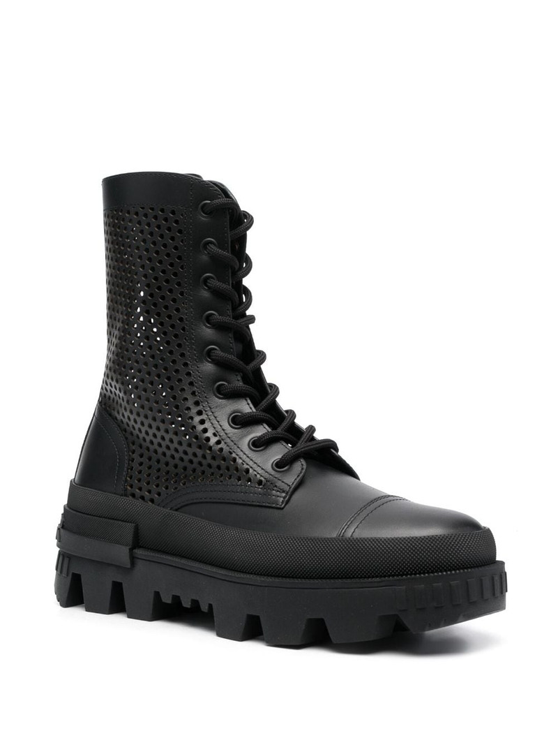 Moncler Carinne perforated ankle boots outlook