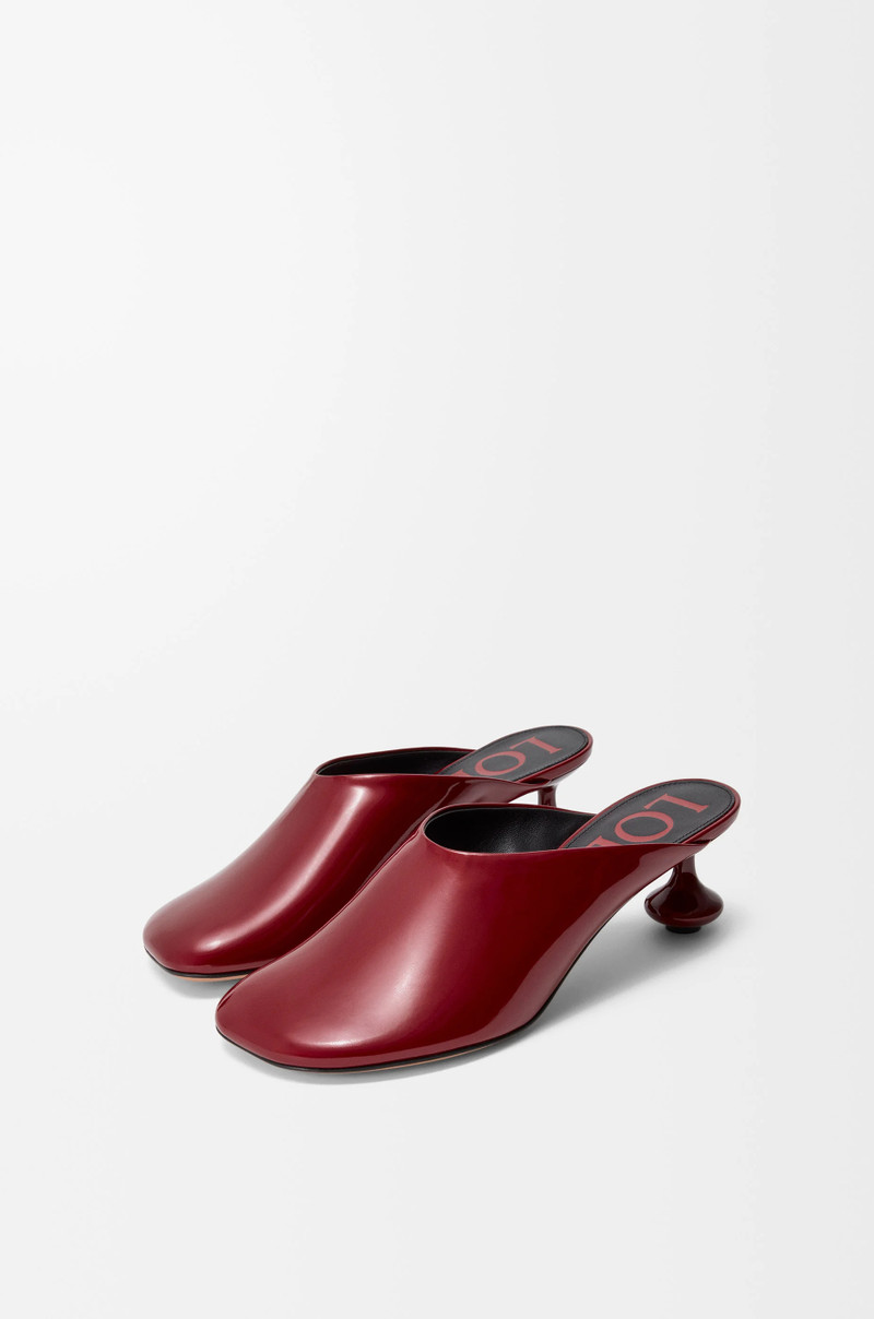 Toy mule in soft patent lambskin 3