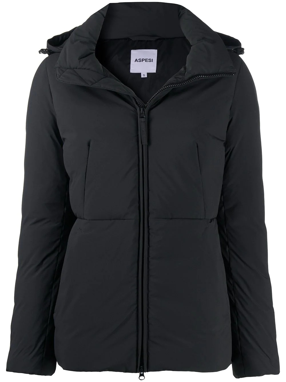 hooded puffer jacket - 1