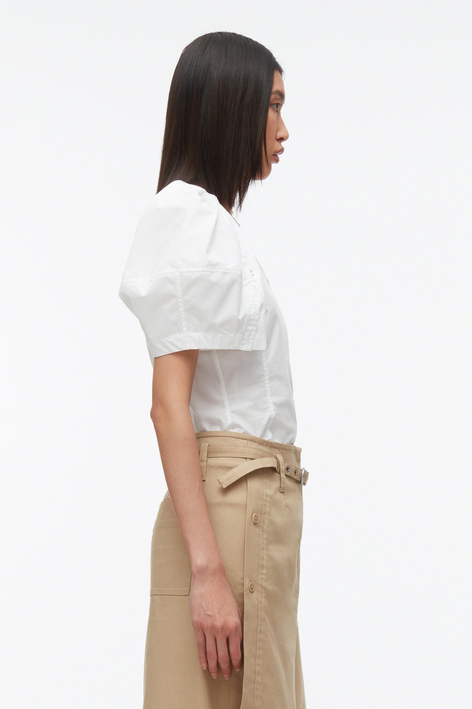 Bloom Sleeve Scoop Neck Top - 3