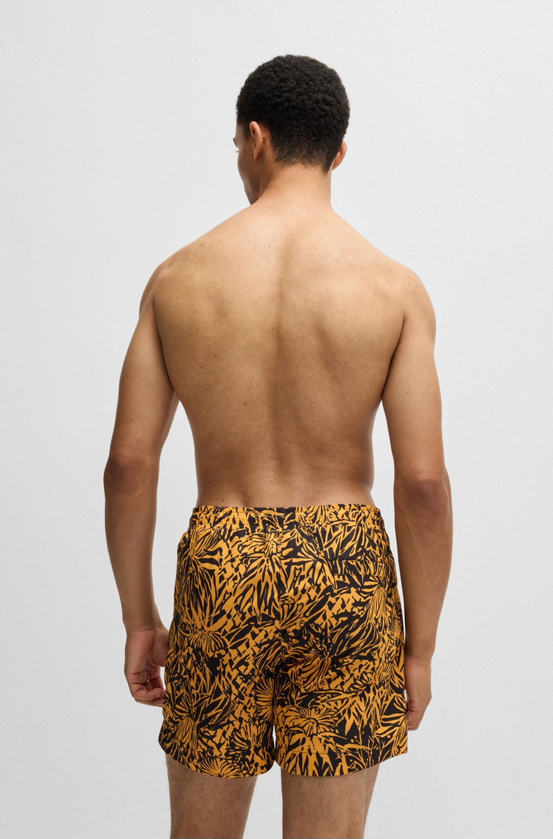 HUGO FULLY LINED SWIM SHORTS WITH SEASONAL PRINT outlook