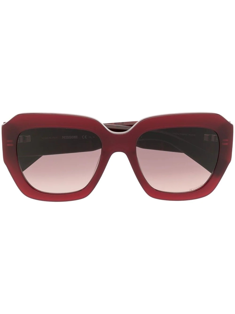 square-frame sunglasses - 1