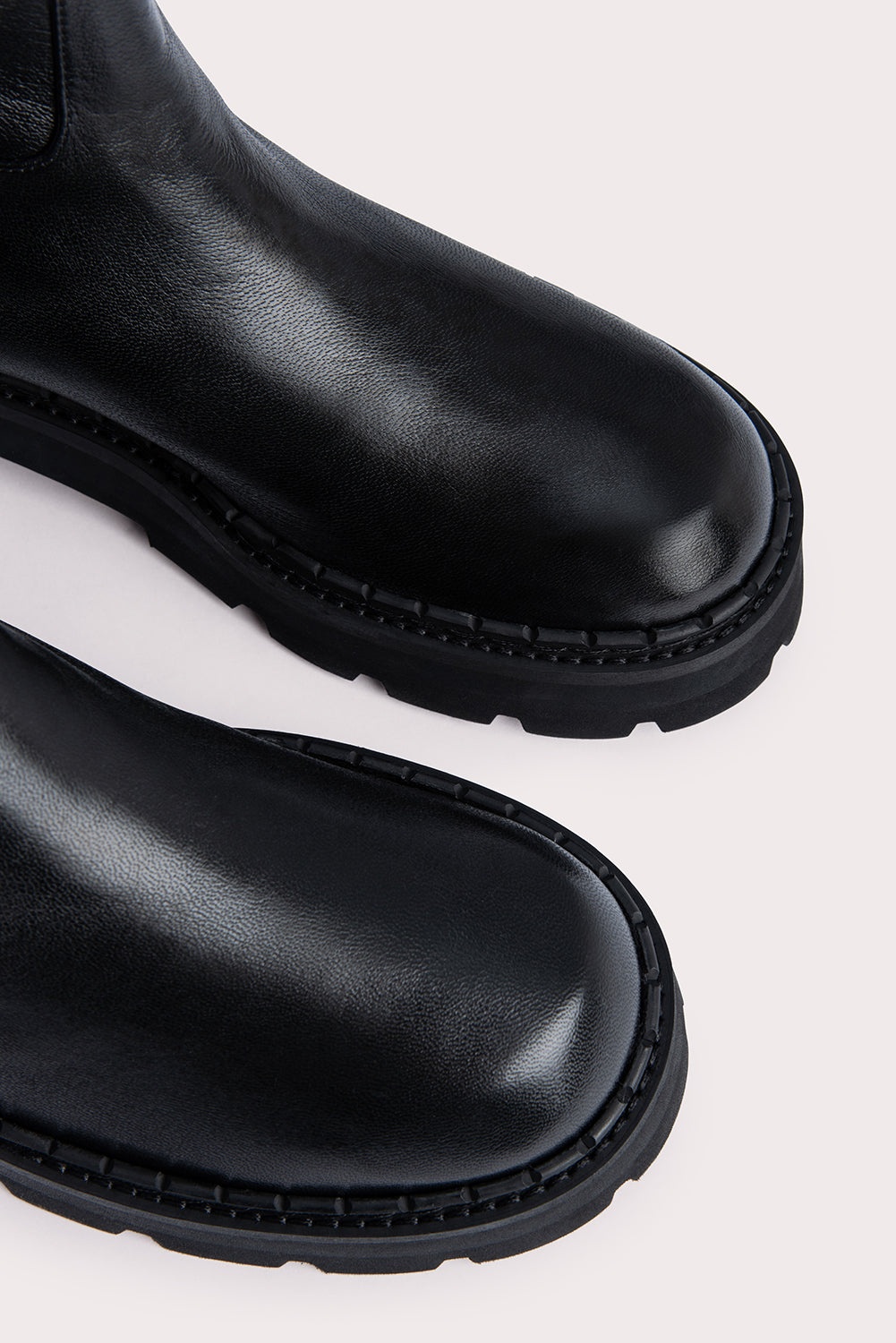 Russel Black Nappa Leather - 3