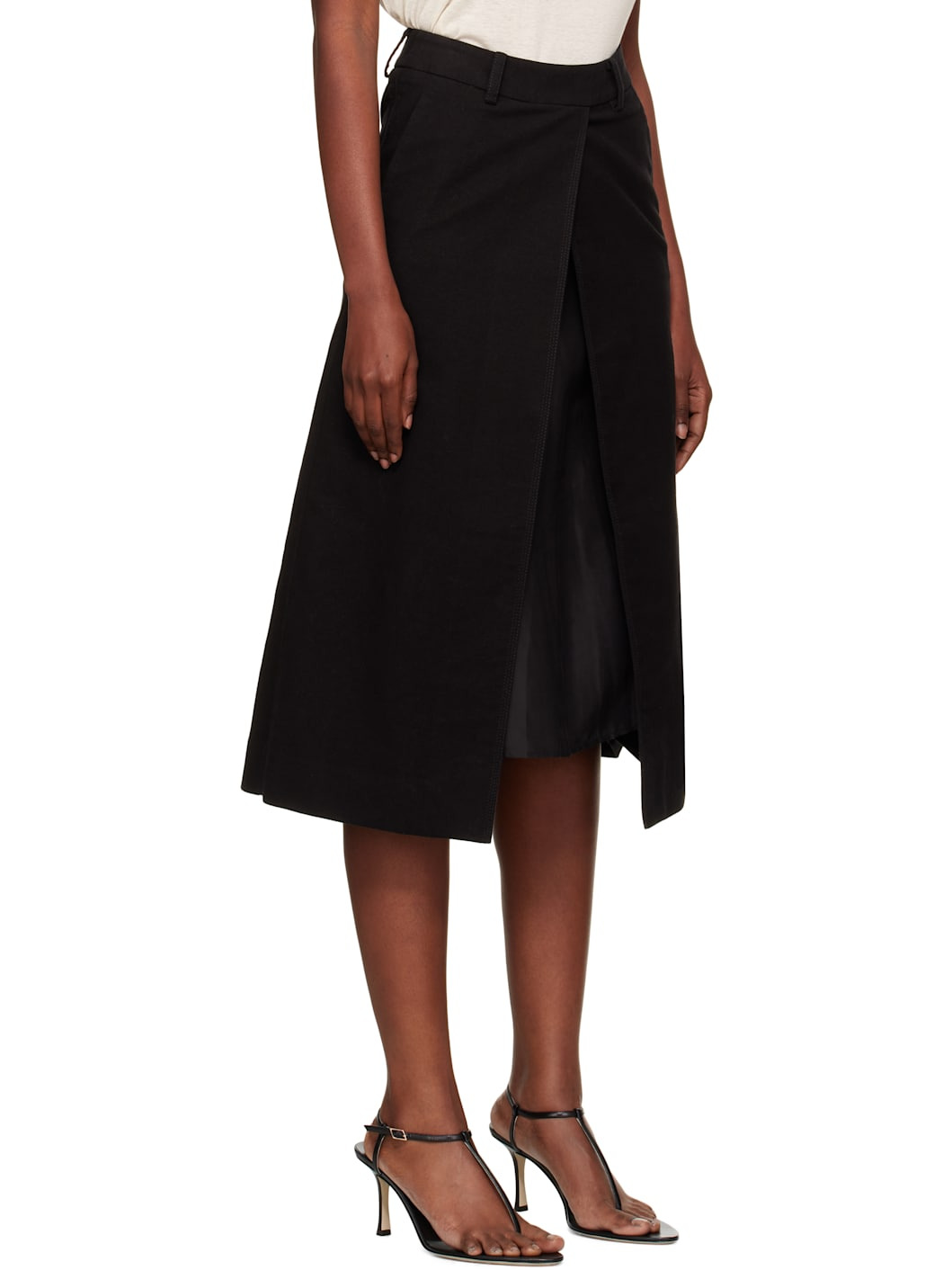 Black Grace Midi Skirt - 2