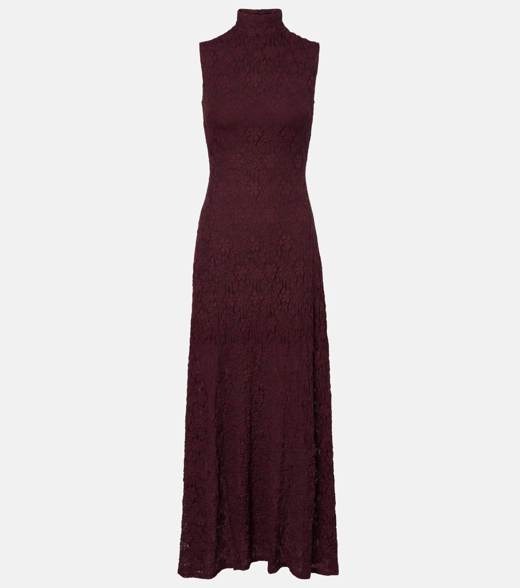 Floral lace maxi dress - 1