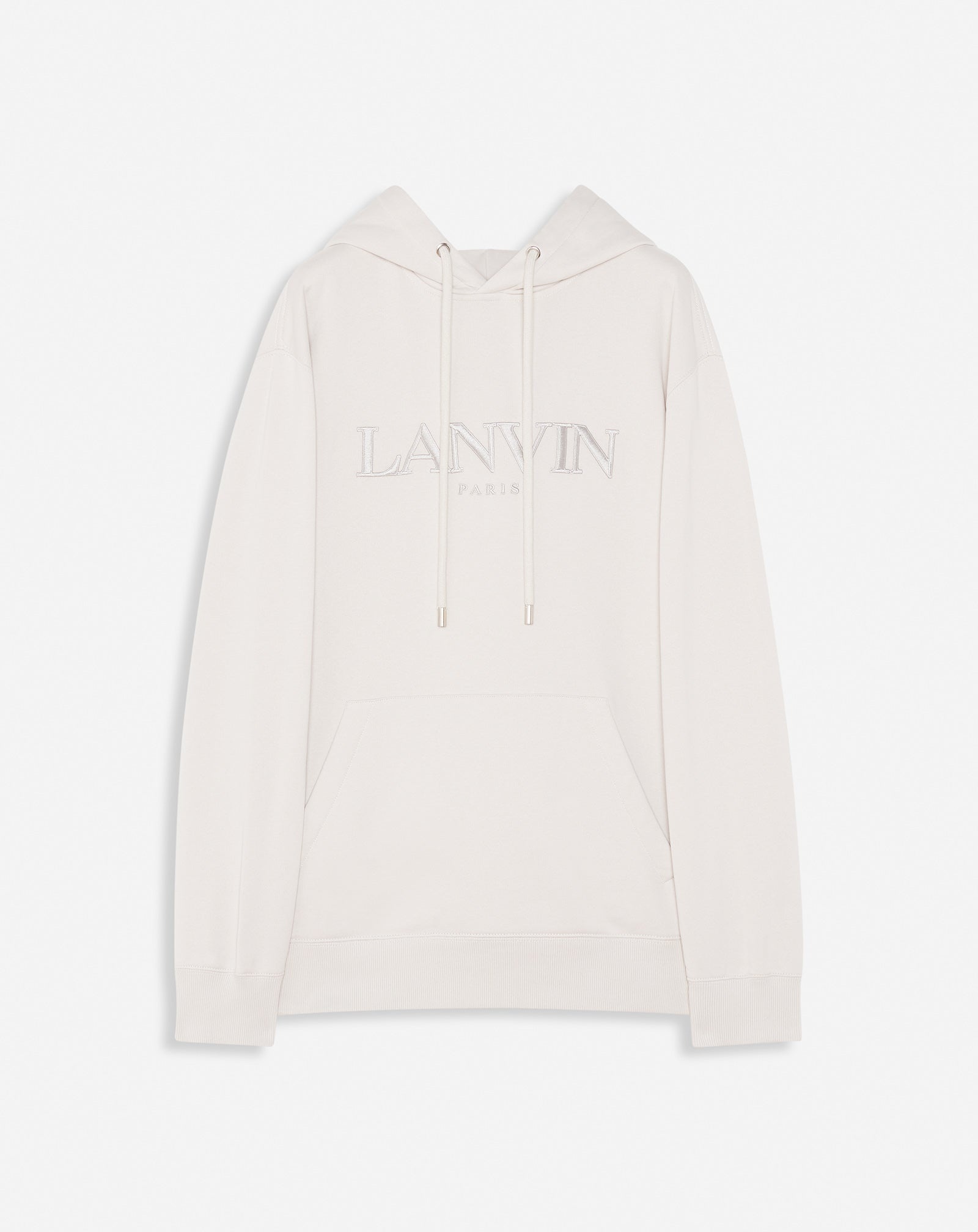 OVERSIZED EMBROIDERED LANVIN PARIS HOODIE - 1