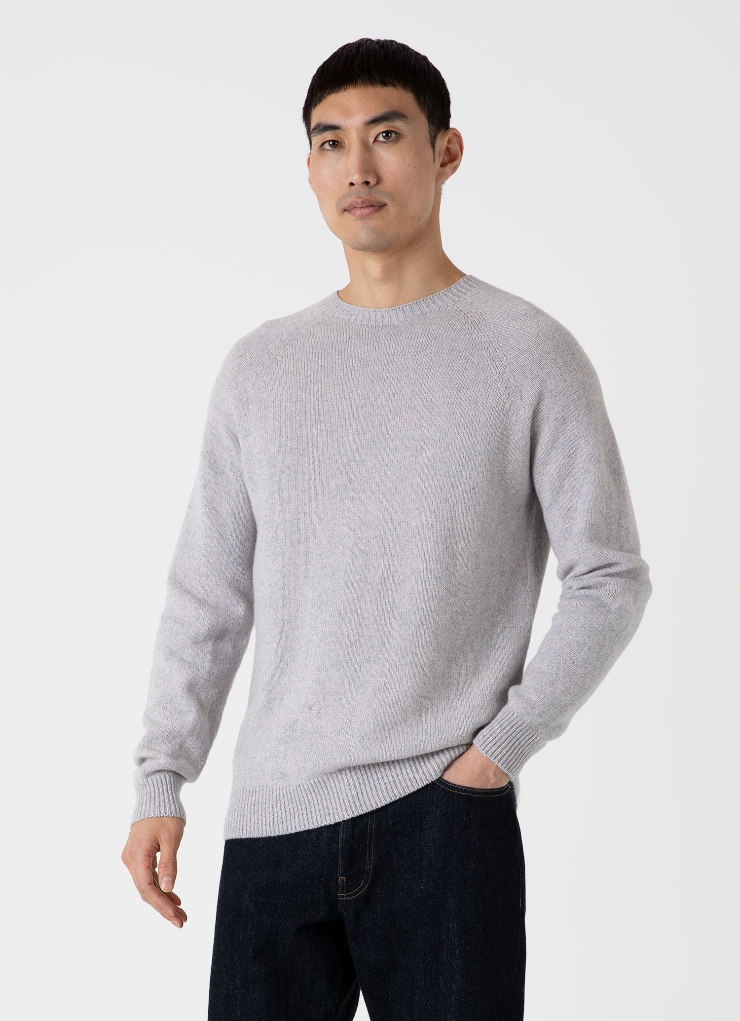 Lambswool Crew Neck Jumper - 2