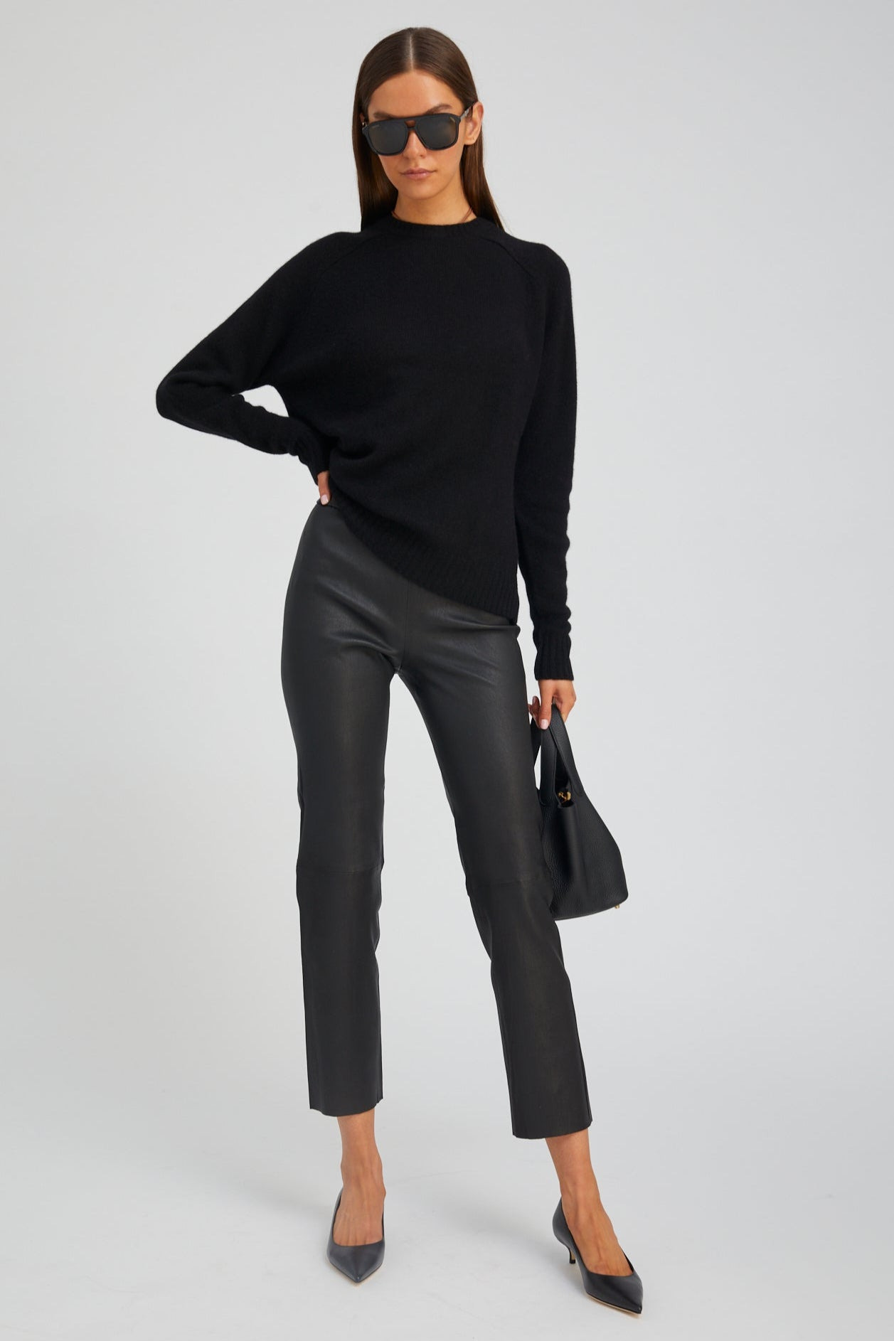 BLACK LEATHER SOPHIA PULL ON - 4