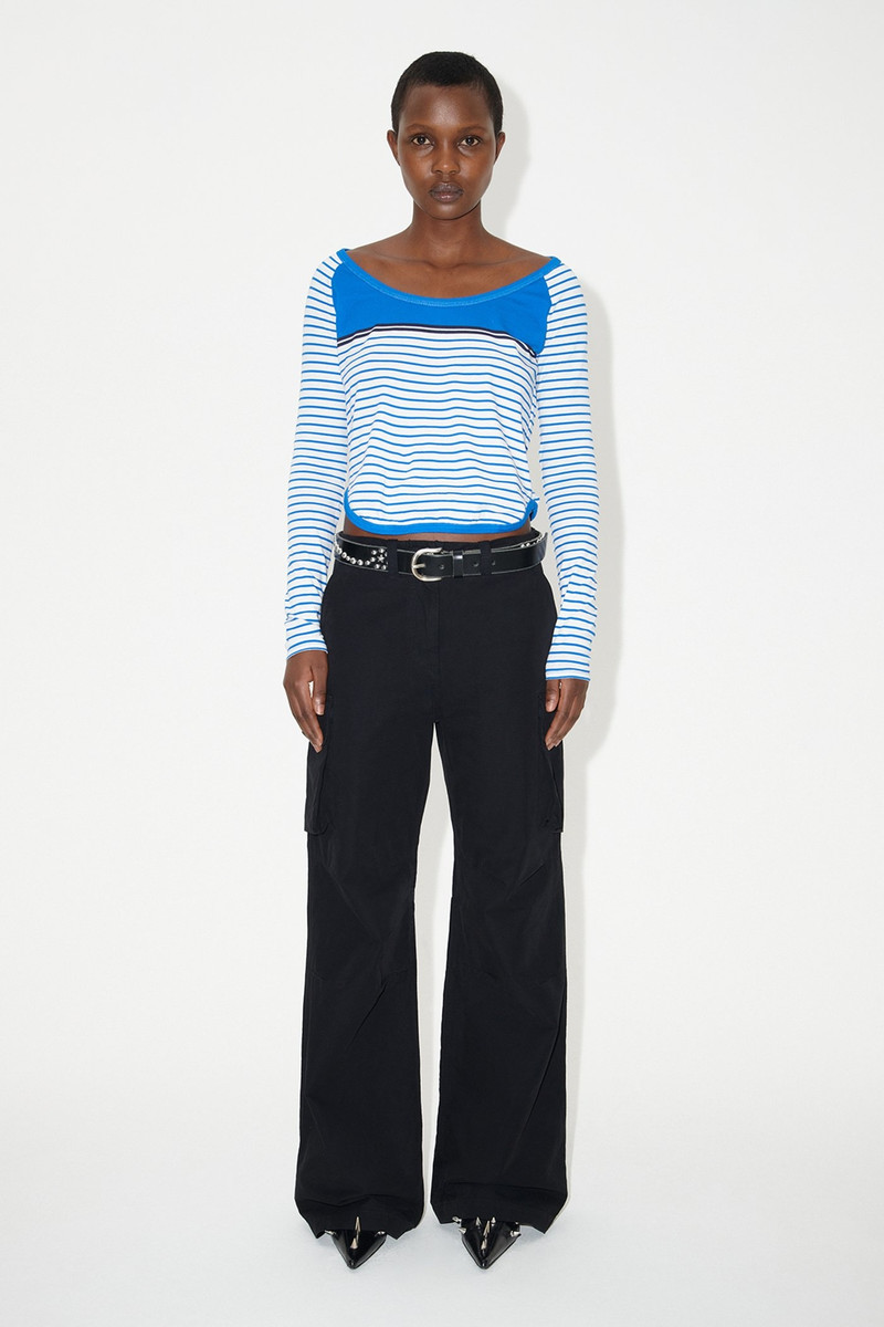 Our Legacy Deep Neck Longsleeve Carnot Stripe outlook