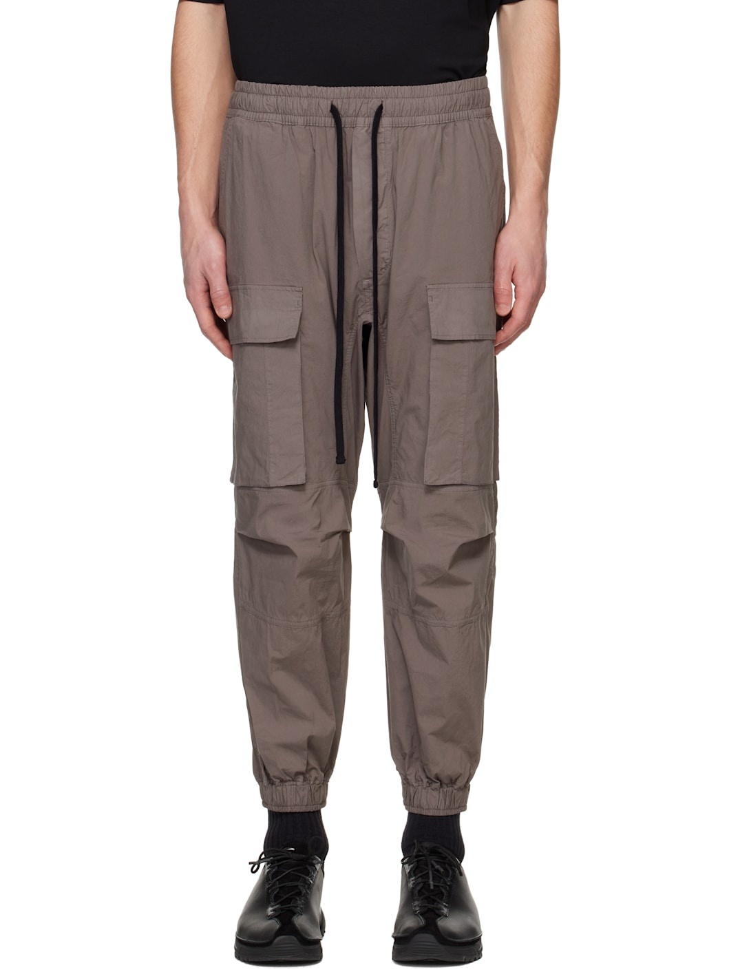 Gray M P 7 Cargo Pants - 1