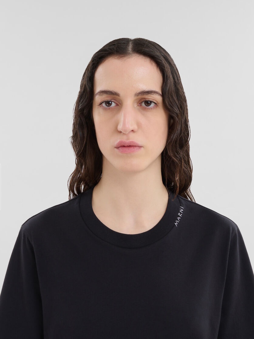 SET OF 3 ORGANIC COTTON T-SHIRTS WITH MARNI MENDING - 4