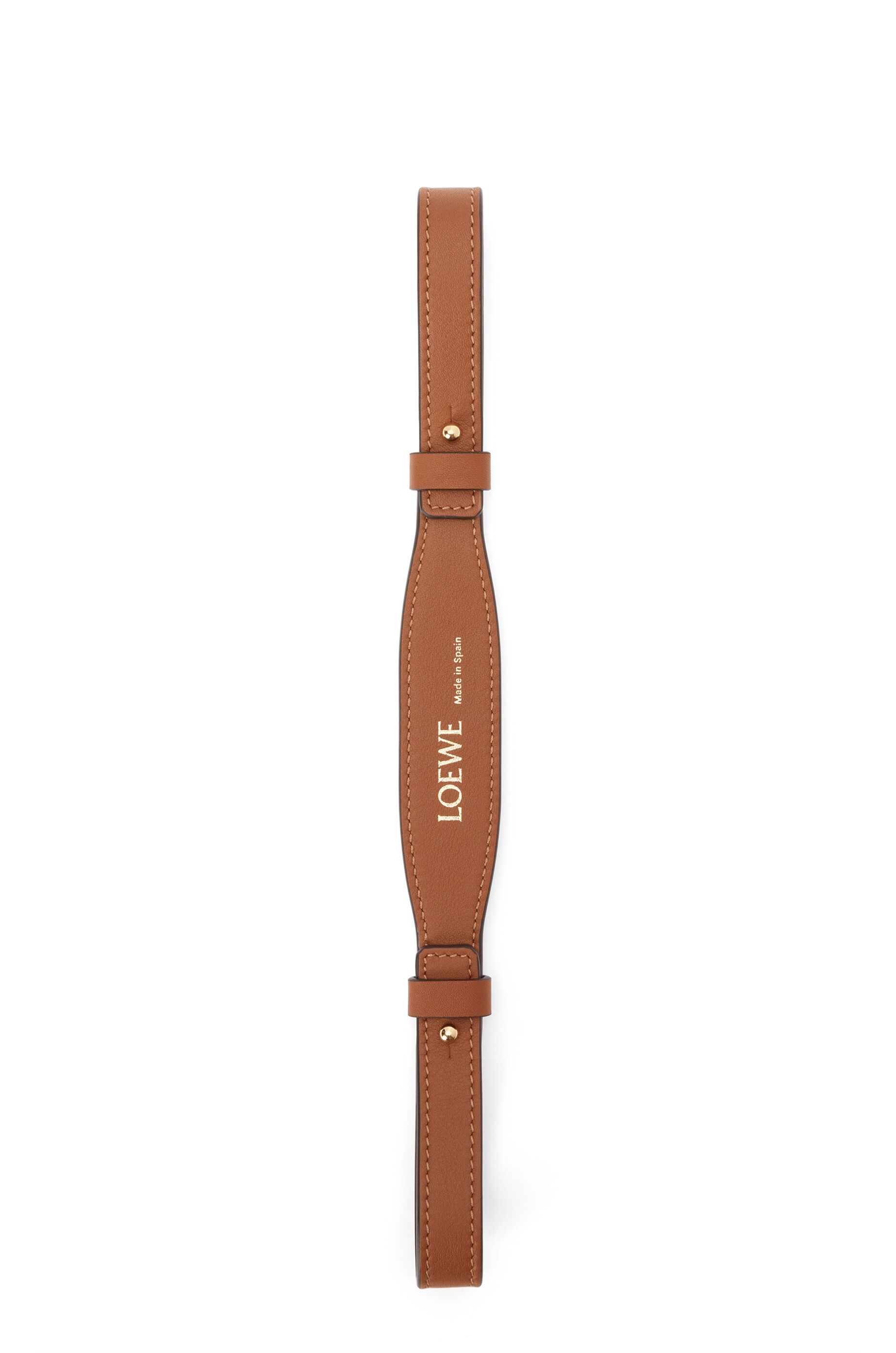 Branded short strap in classic calfskin - 2