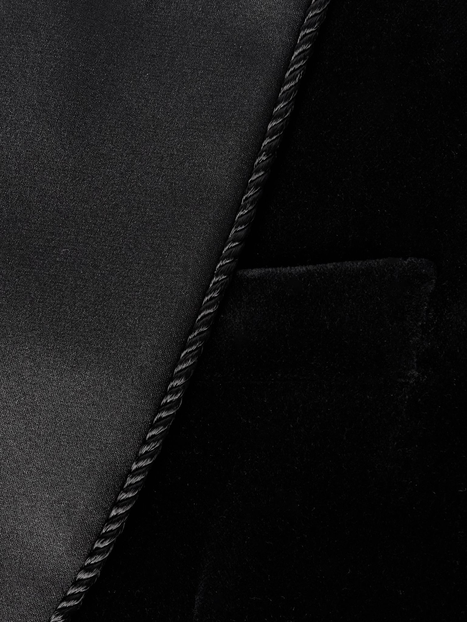 Silk-Trimmed Wool-Velvet Tuxedo Jacket Black - 5