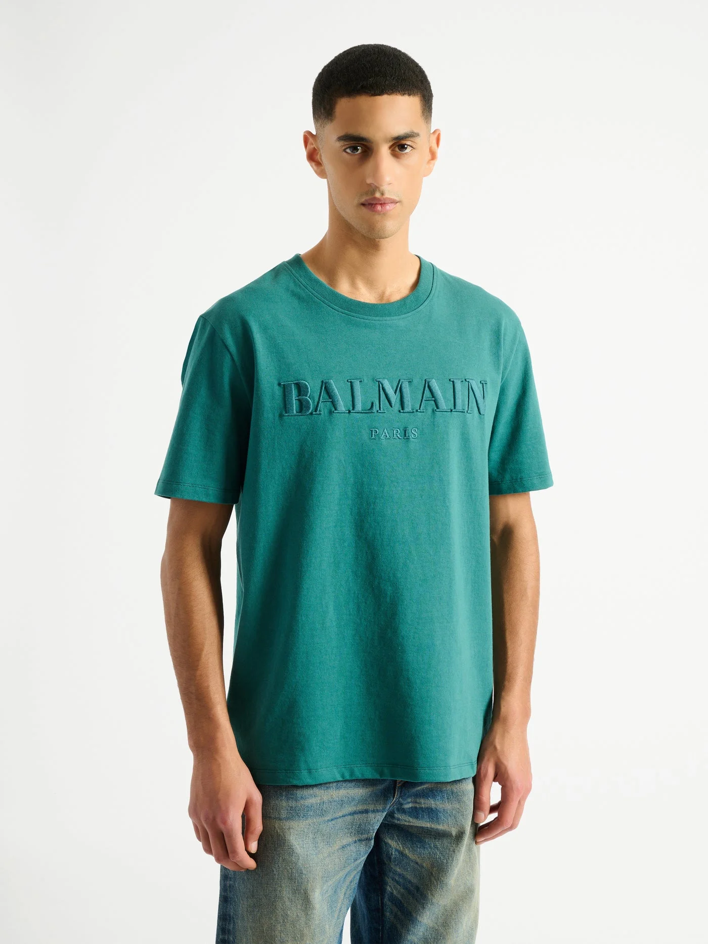 Vintage Balmain embroidered T-shirt - 1