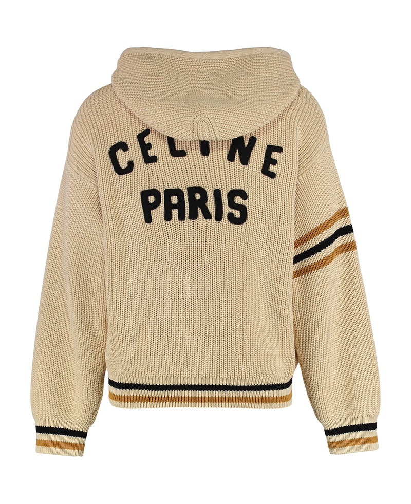 CELINE Hooded Sweater With Zipper outlook