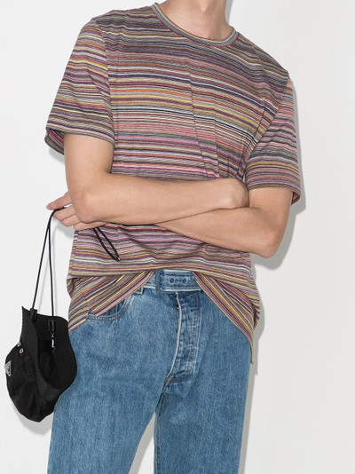 Missoni striped crochet-knit T-shirt outlook