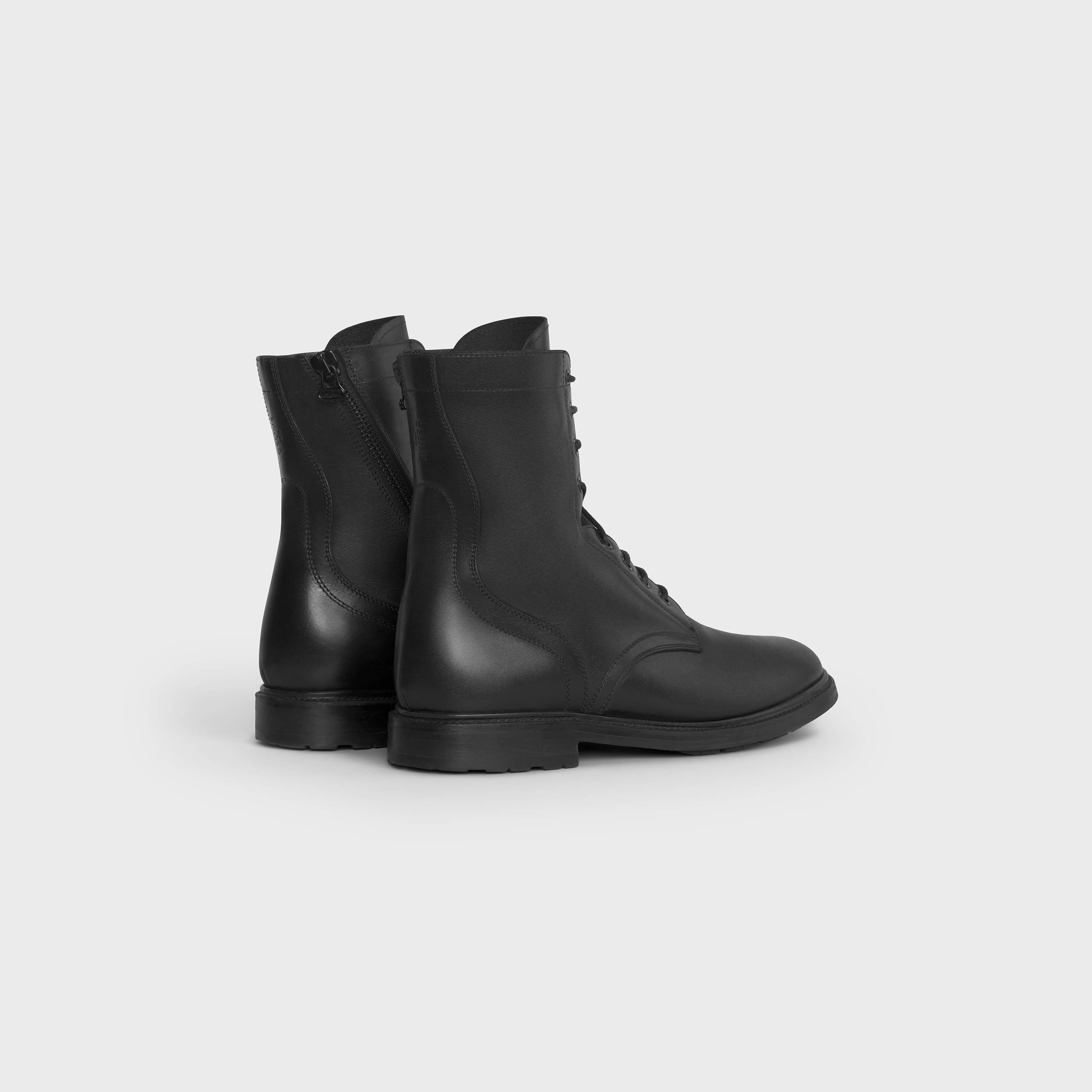 Lace-up boot in CALFSKIN - 3