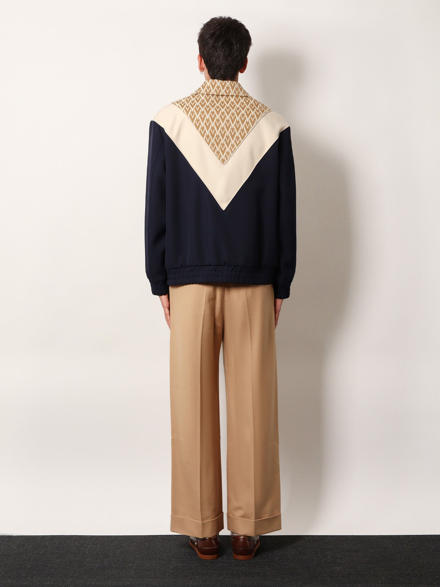 Valentino Toute La V Wool And Cotton Jacket - 3
