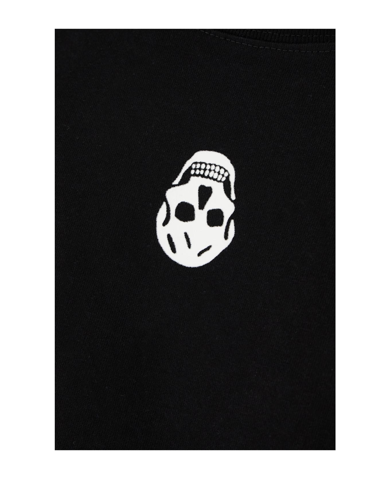 Black Cotton T-shirt - 3