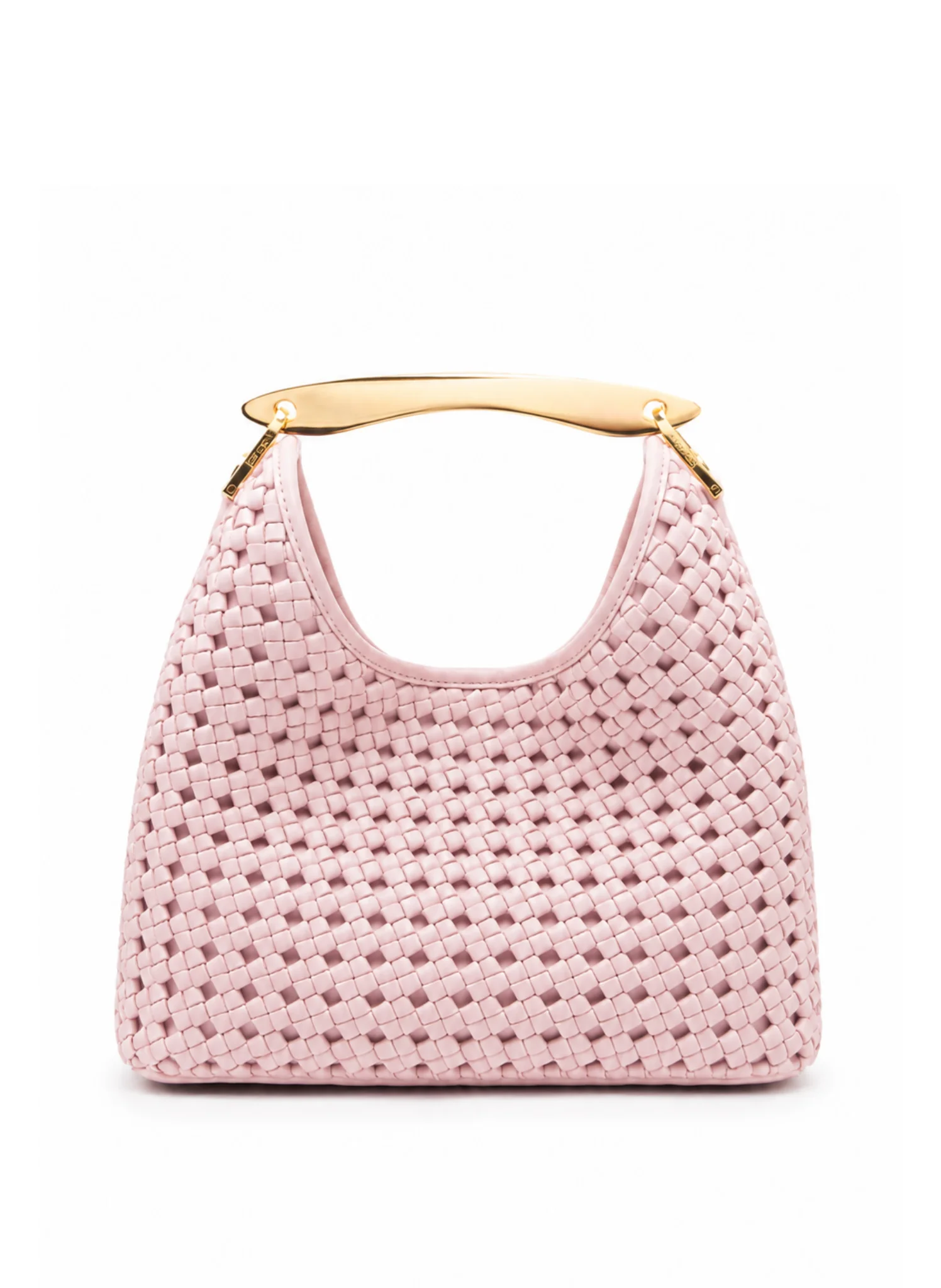 Boomerang Woven Leather Pink - 1