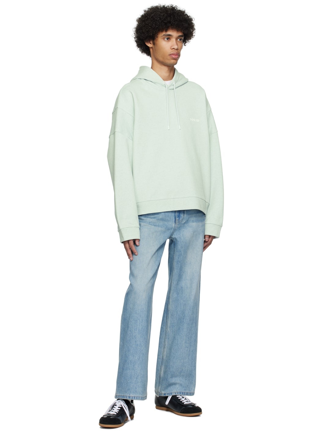 Green Drawstring Hoodie - 4
