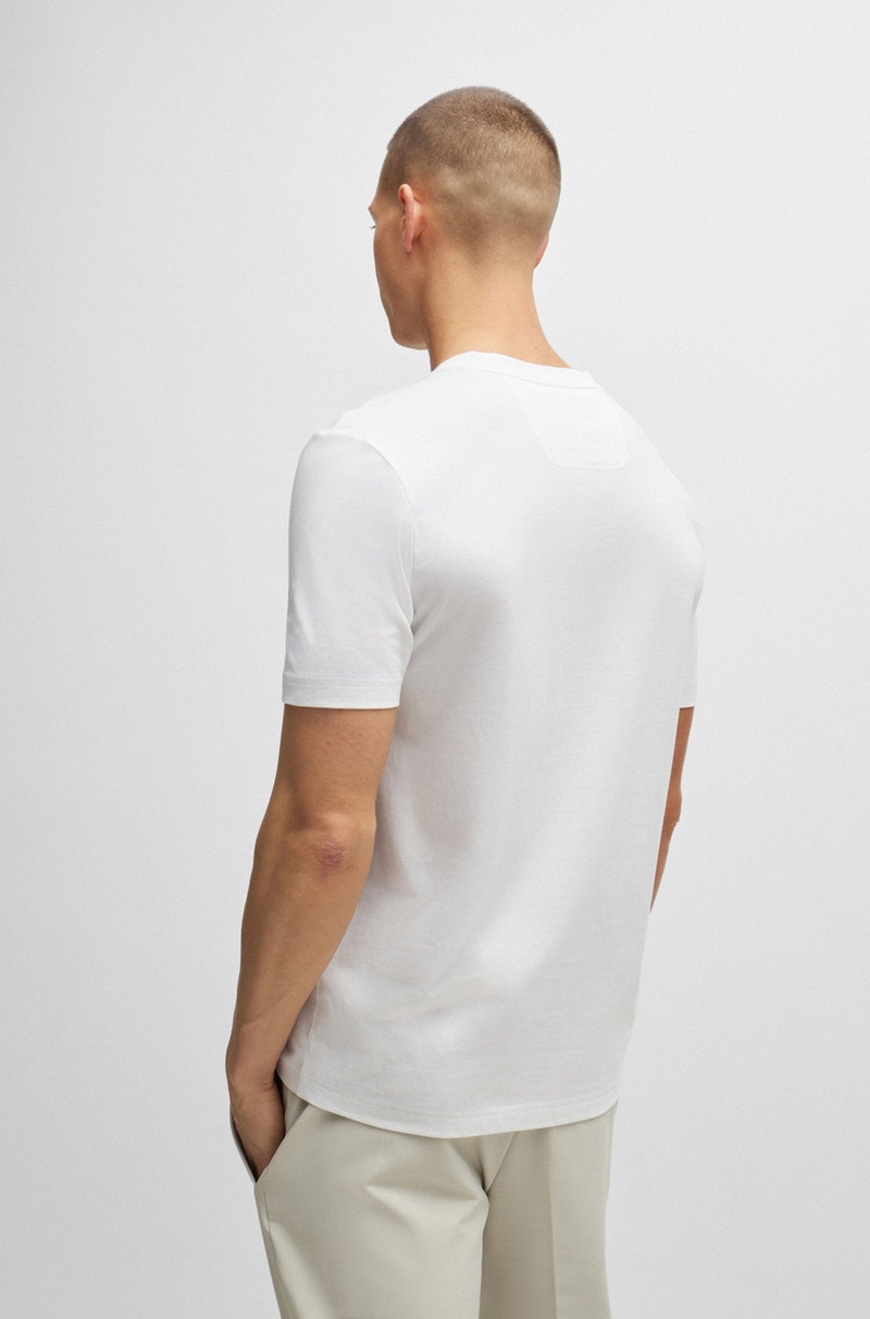 COTTON-JERSEY REGULAR-FIT T-SHIRT WITH SIGNATURE ARTWORK 5