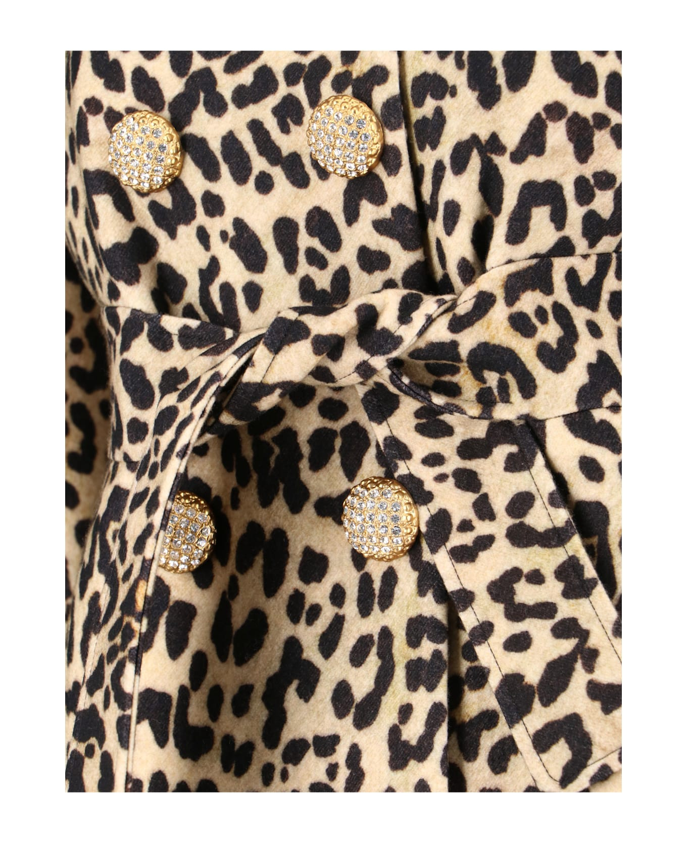 Animalier Double-breasted Coat - 3