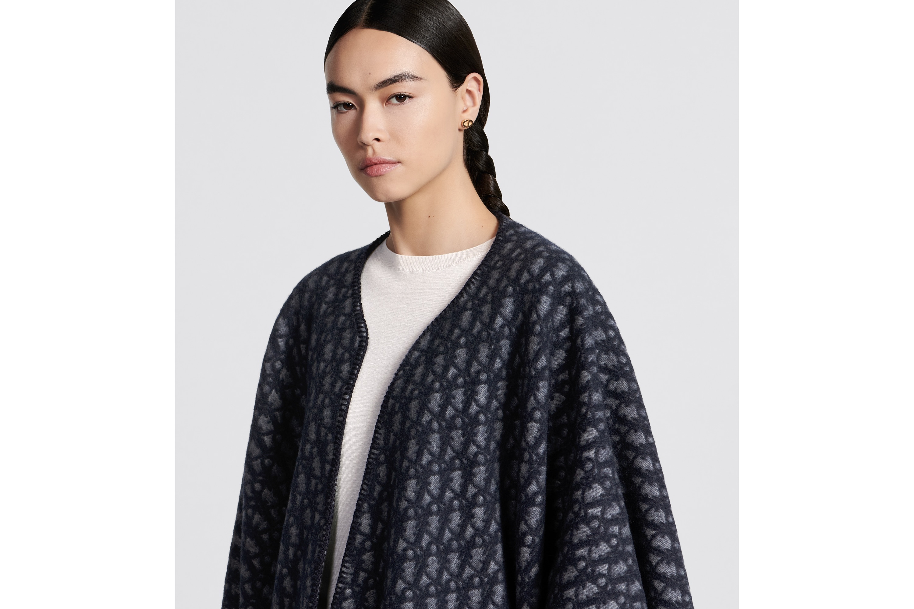 Dior Oblique Poncho - 5