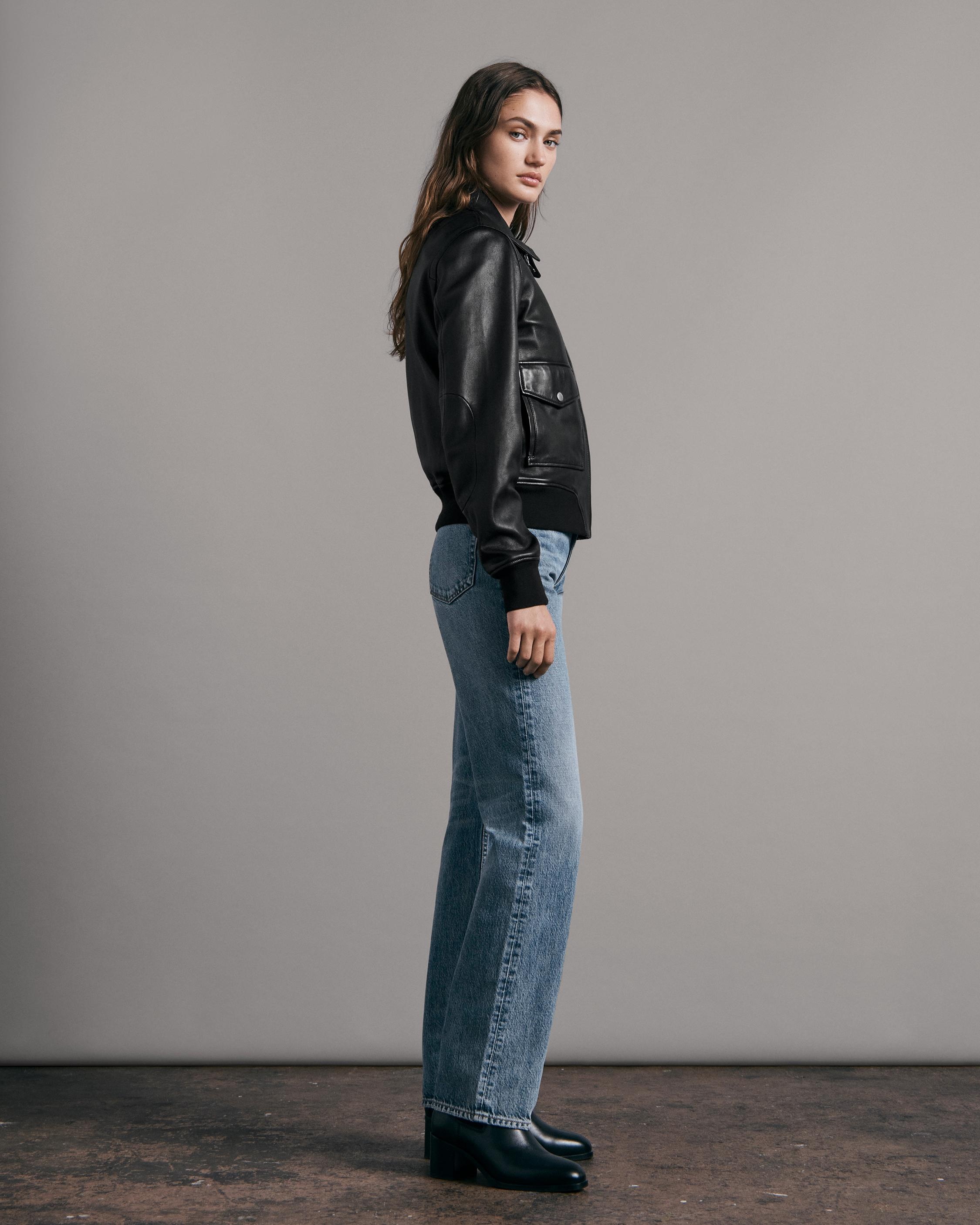 Andrea Leather Jacket
Classic Fit Jacket - 4