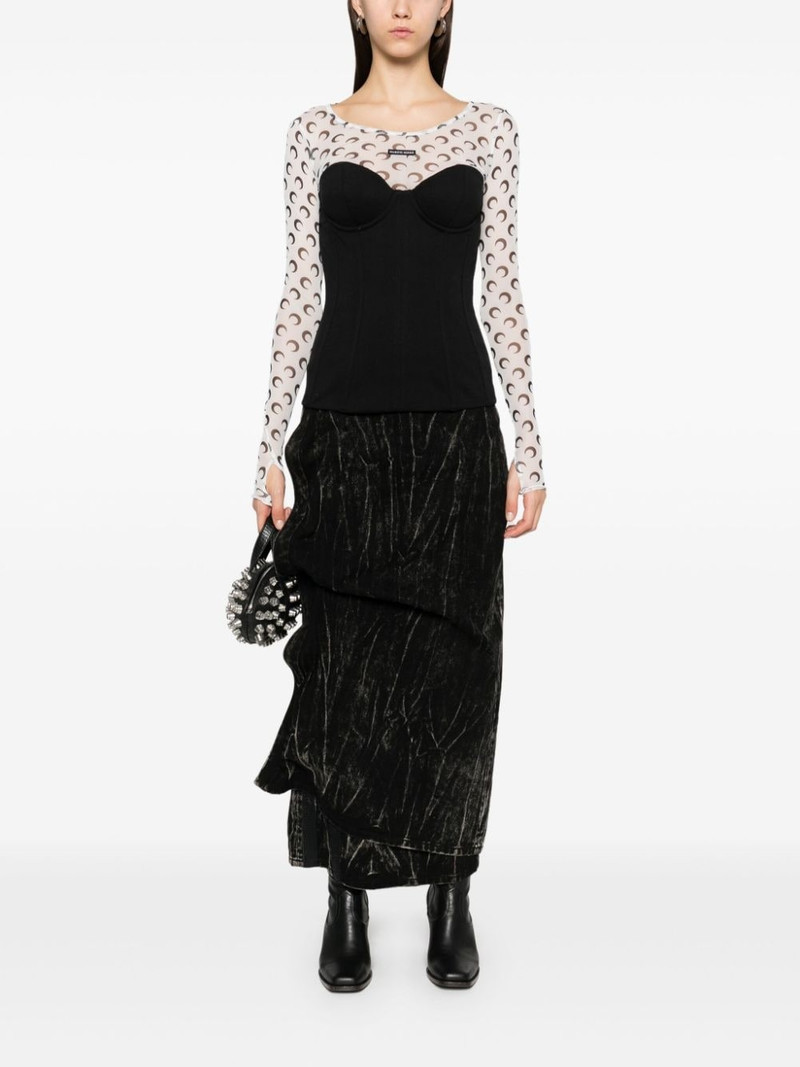 VETEMENTS Molleton corset outlook