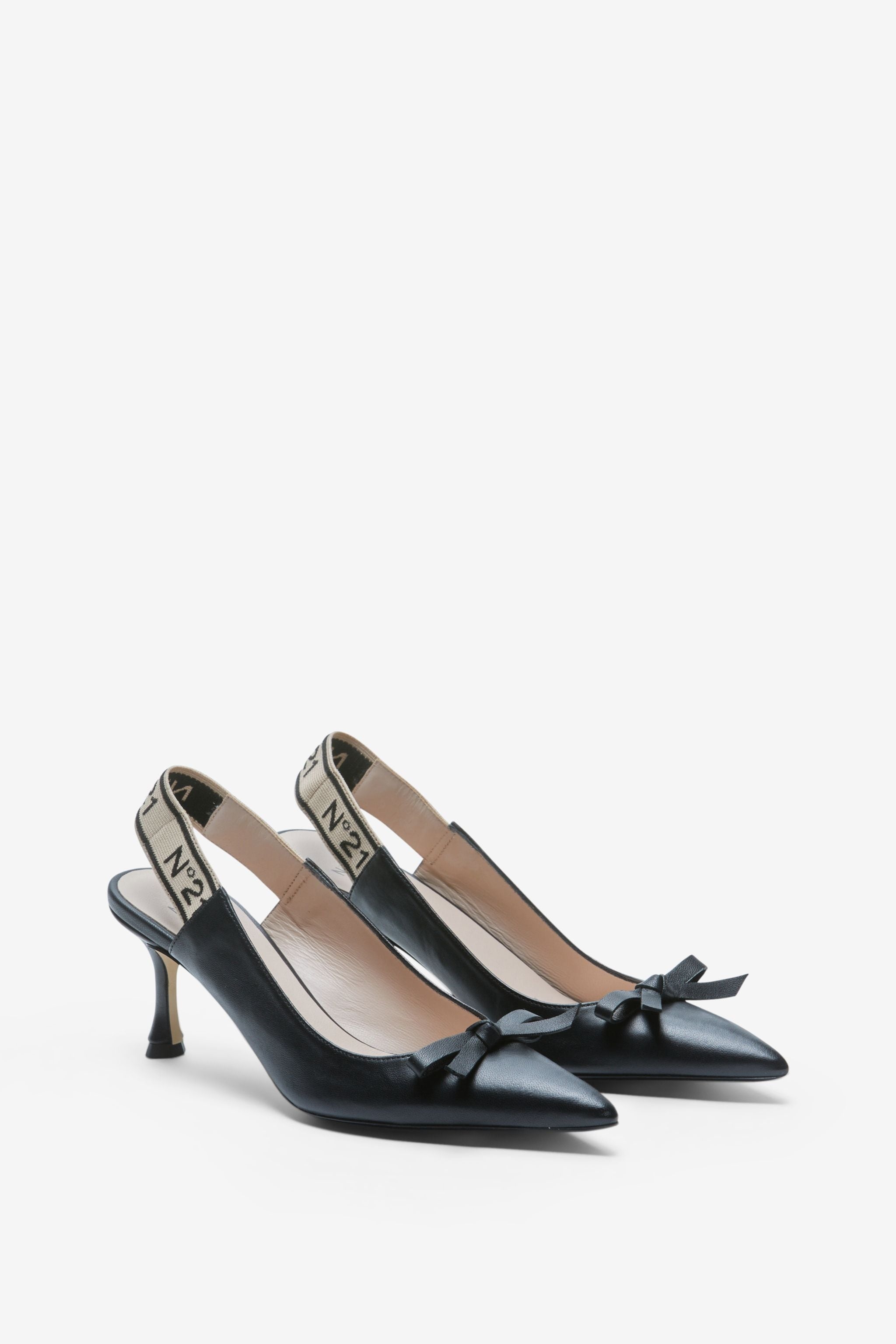 LEATHER SLINGBACK PUMPS - 2