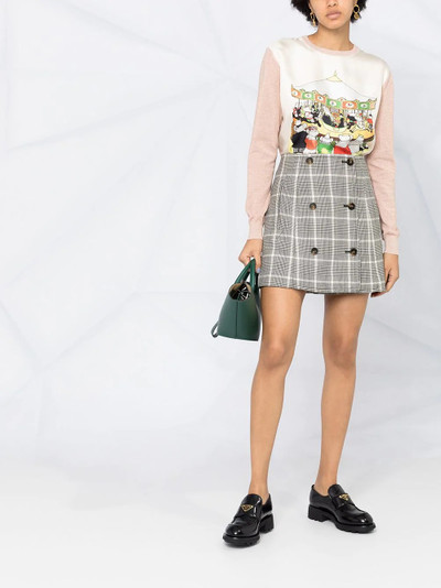 Lanvin Babar print jumper outlook