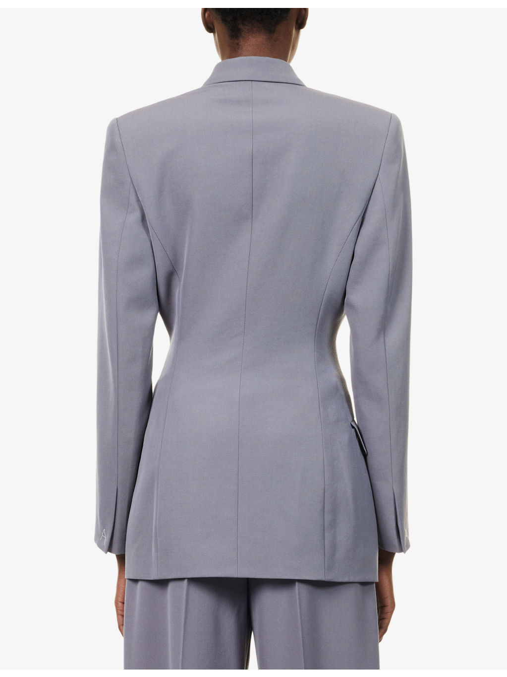 Double-Breasted Tailored Wool Jacket - 4