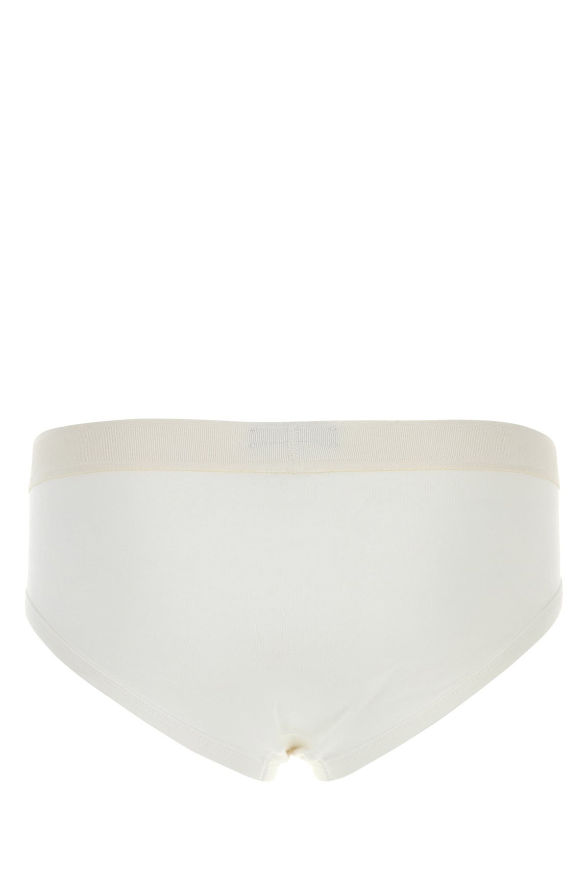 White stretch cotton slip - 2