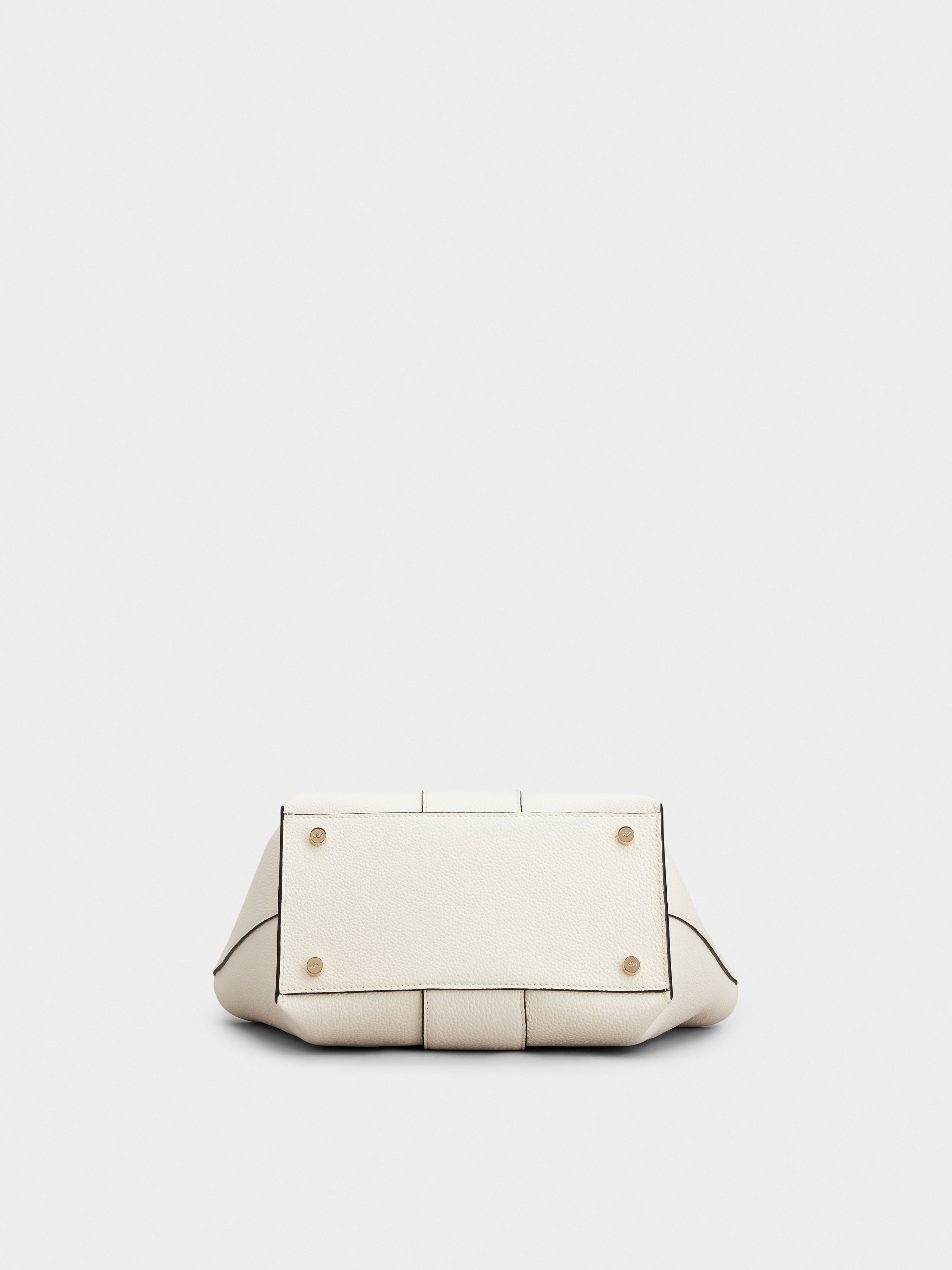 Viv' Choc Mini Shopping Bag in Leather - 5