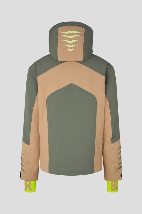 Jorin Ski jacket in Gray/Camel - 3