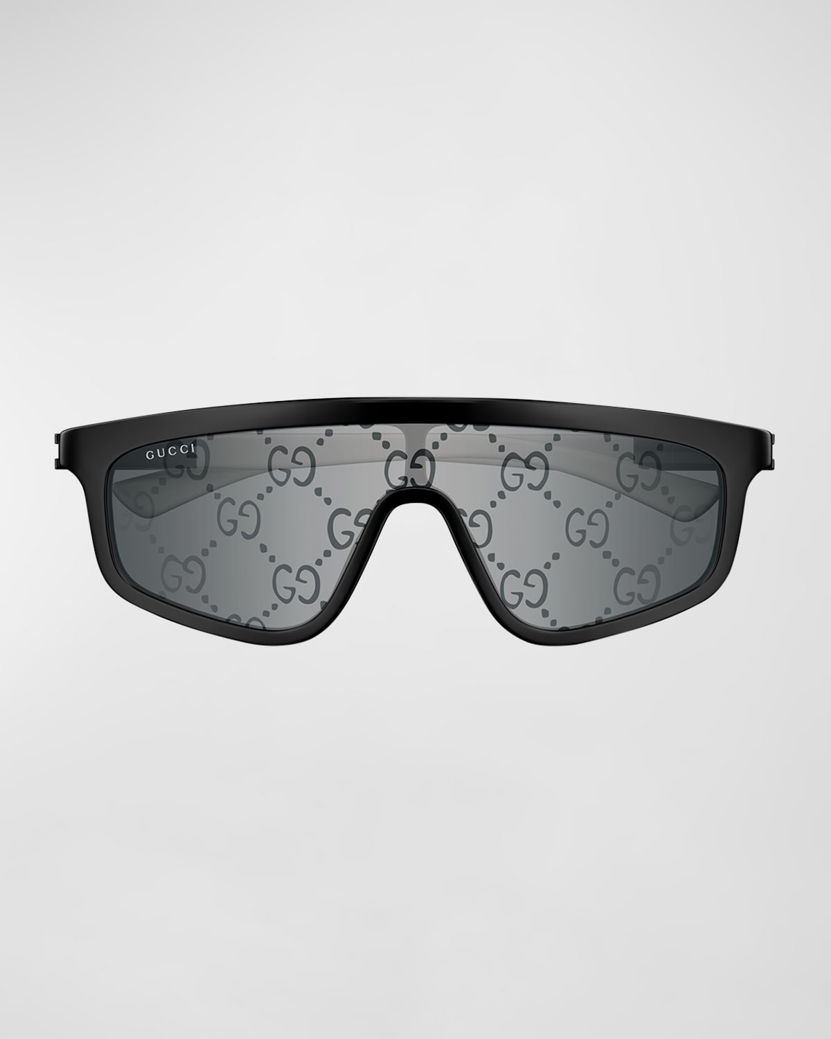 Men's GG Monogram Shield Sunglasses - 2