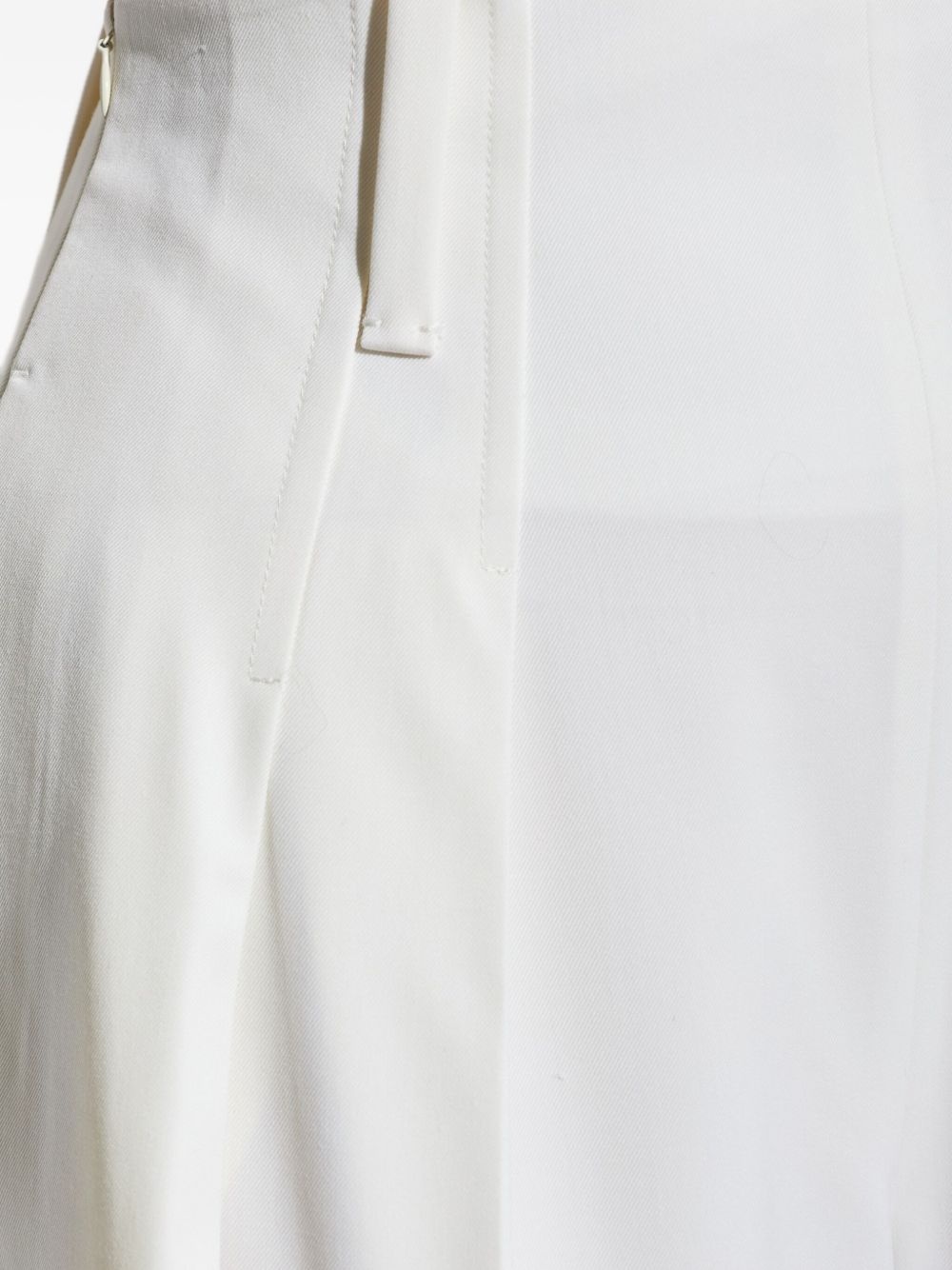 pleated wide-leg trousers - 5