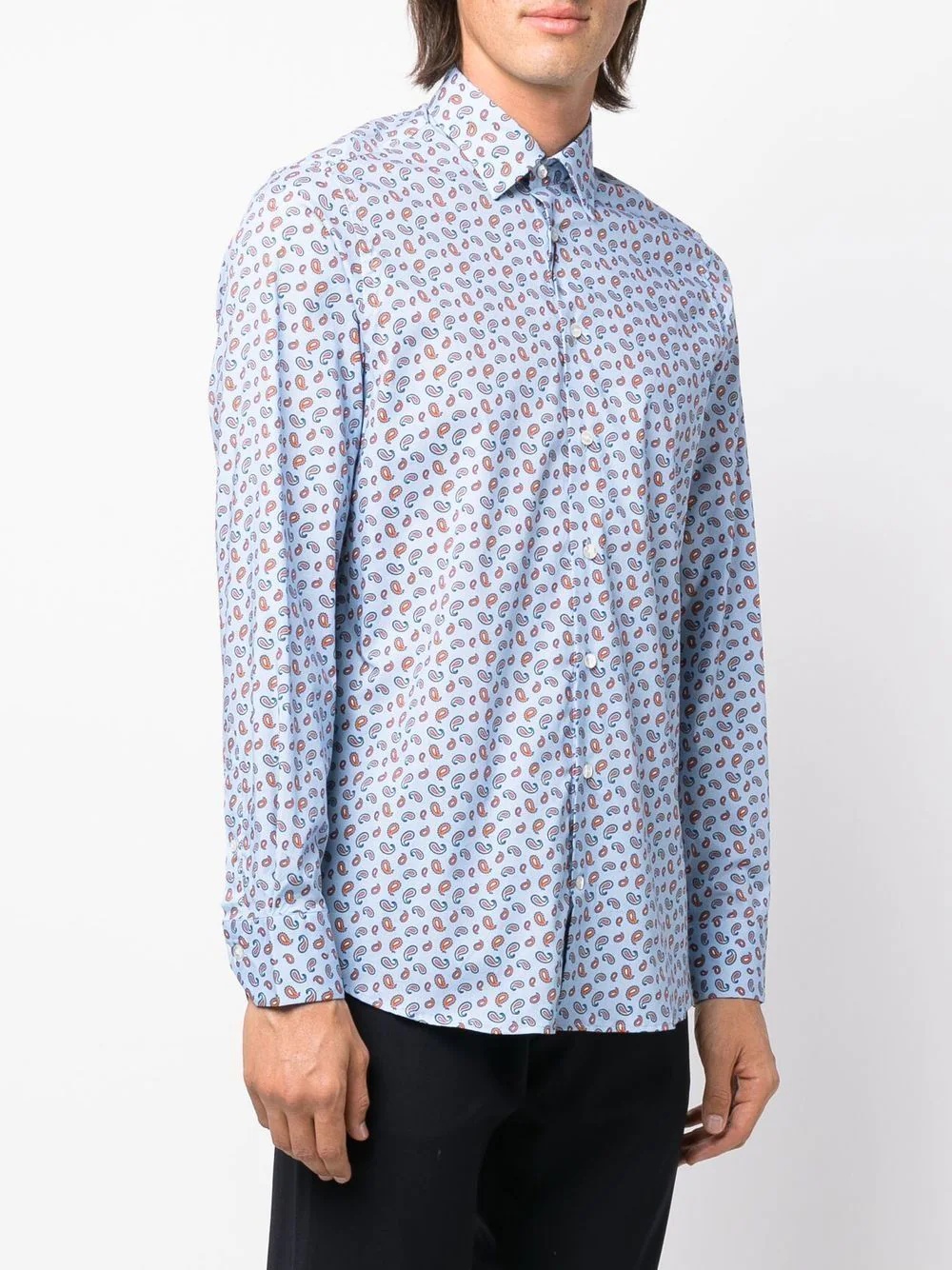 graphic-print long-sleeve shirt - 3