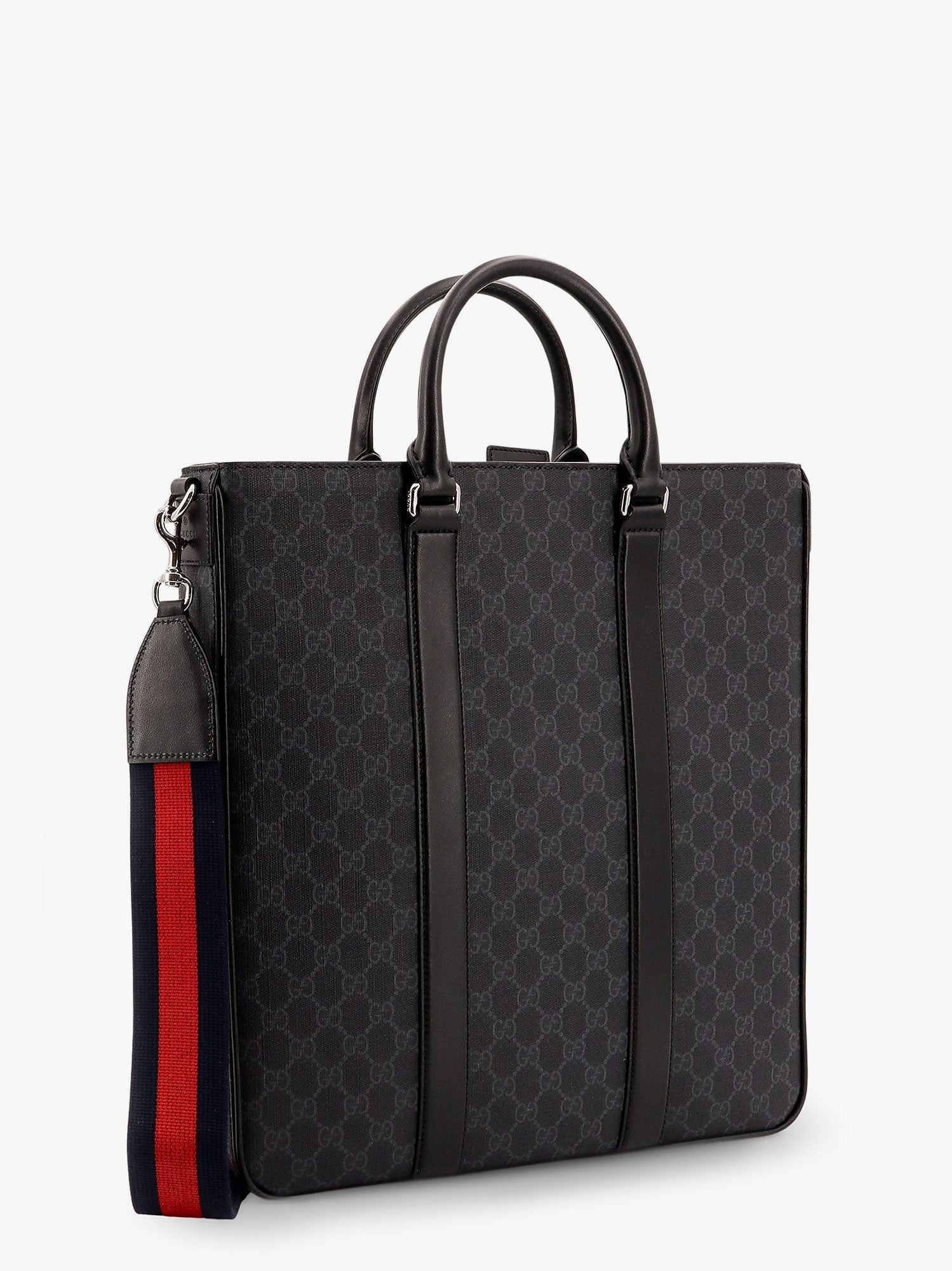 Gucci Gg Supreme Fabric Shopping Bag With Shoulder Strap - 4