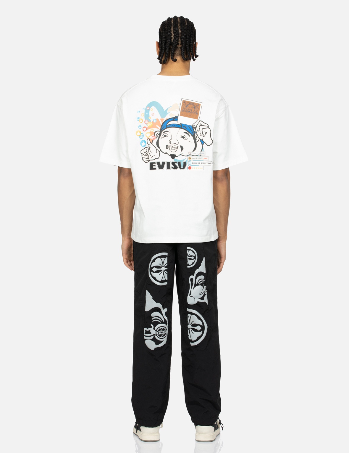 GODHEAD WITH SOCIAL MEDIA INSPIRED PRINT RELAX FIT T-SHIRT - 5