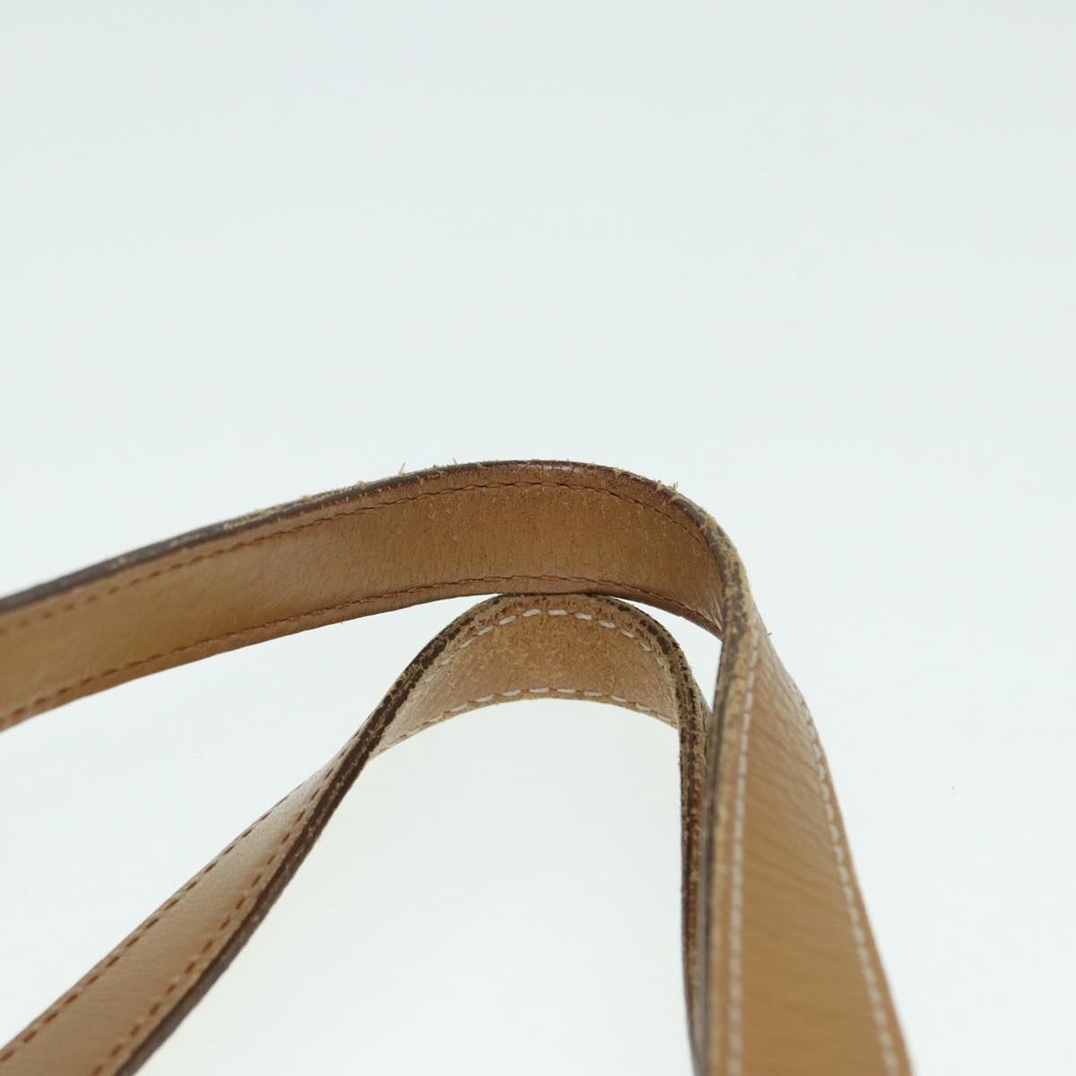 Burberry Hand Bag Leather Brown Silver - 8