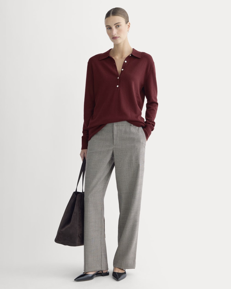 OVERSIZED POLO SWEATER IN COTTON MERINO 4