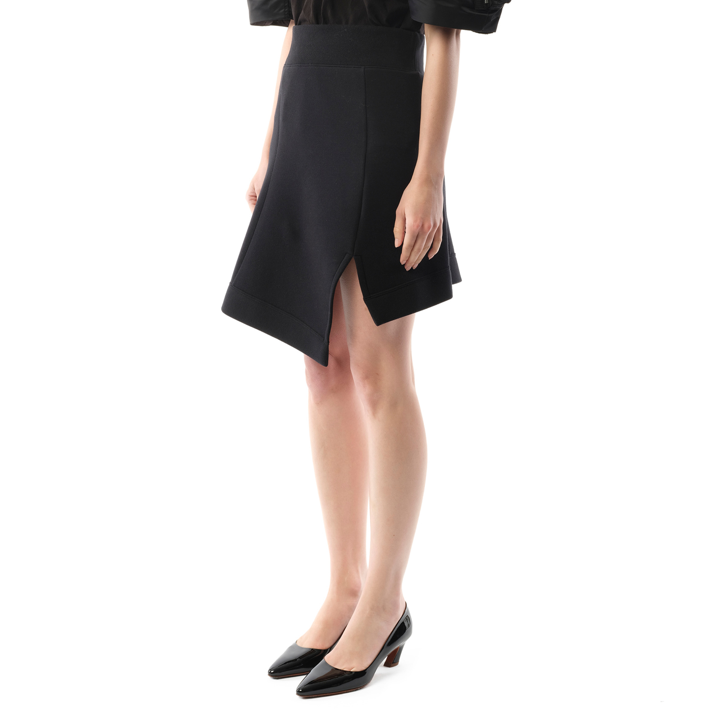 Sponge Sweat Skirt in Black - 5
