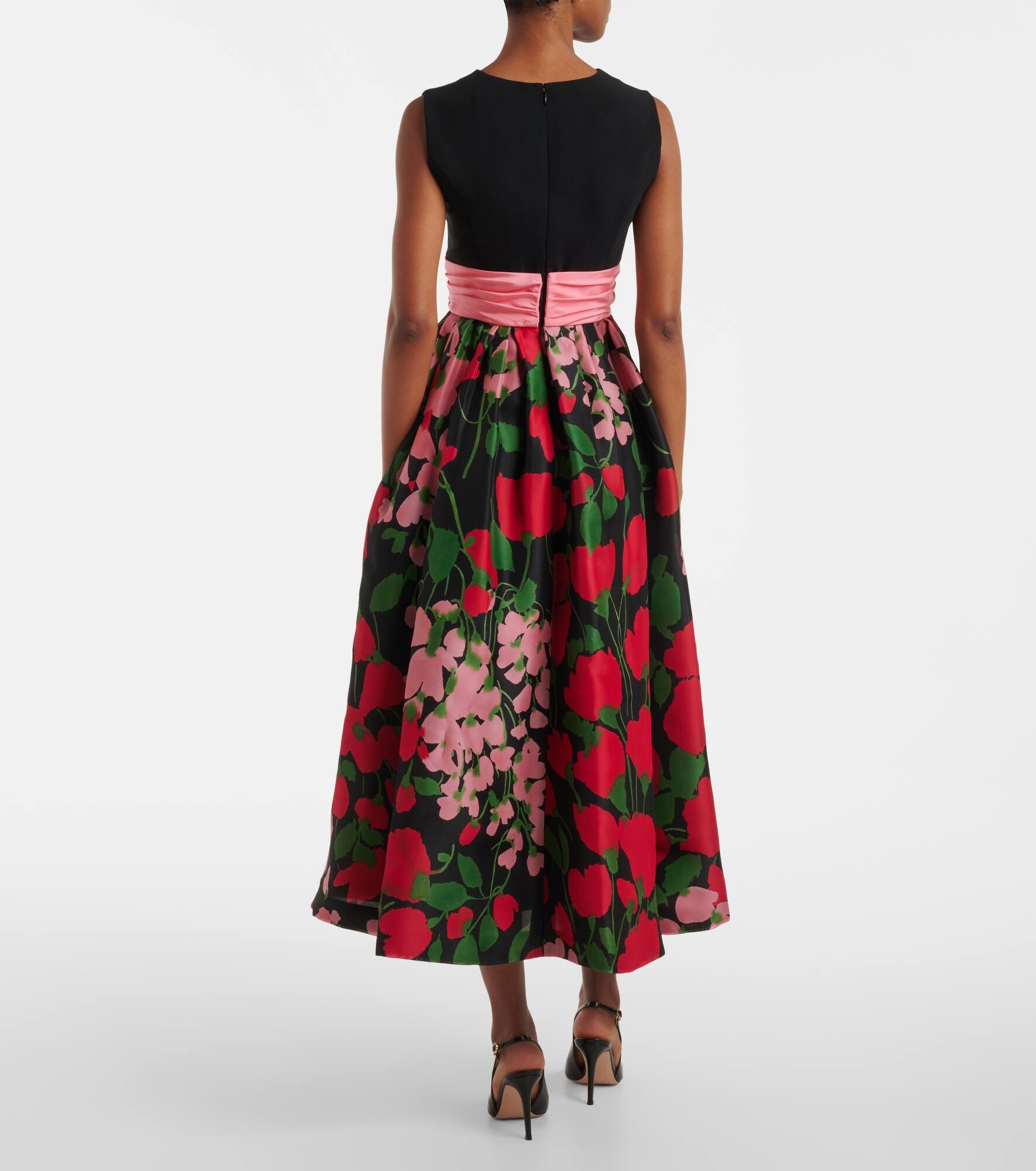 Silk midi dress - 3