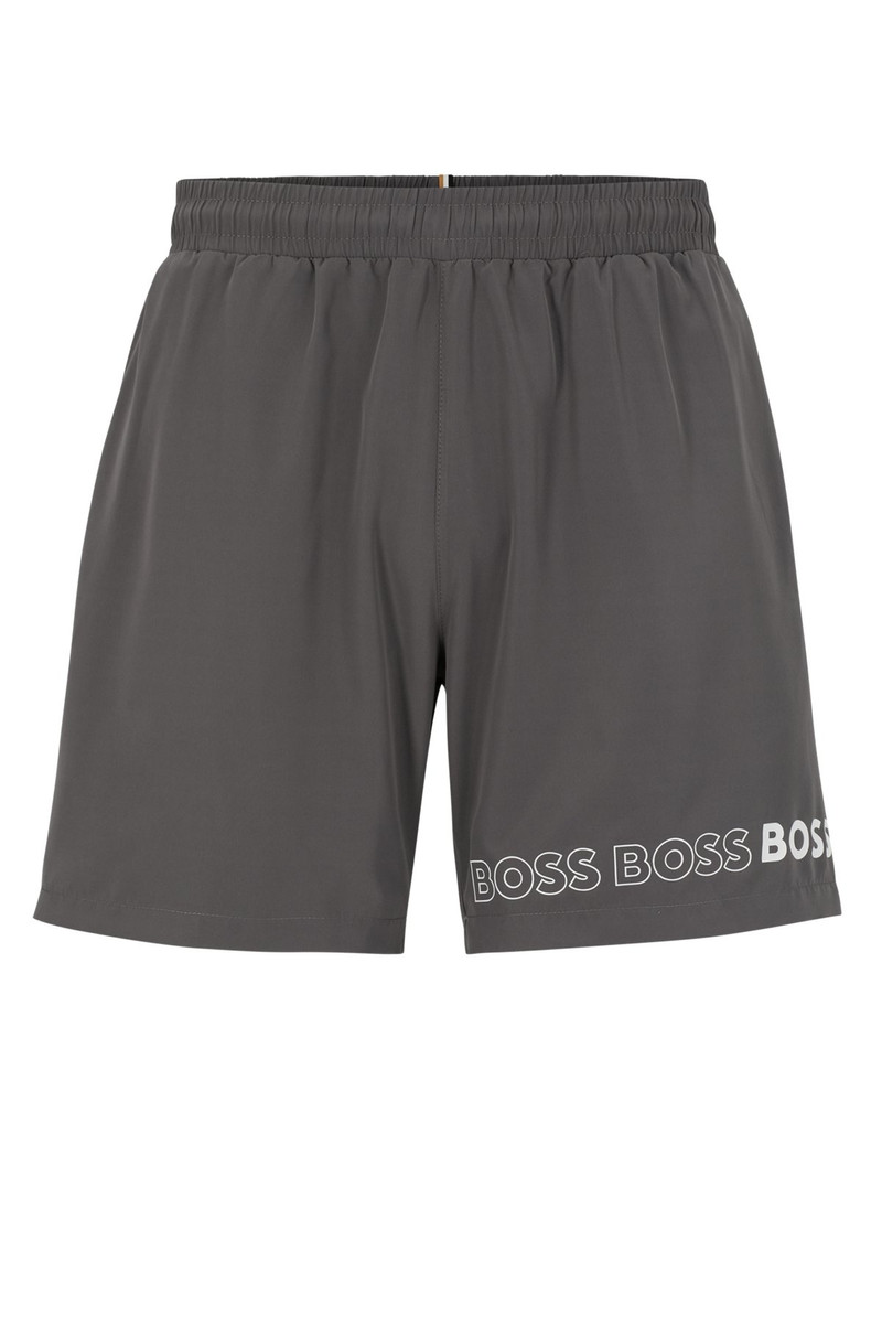 SWIM SHORTS WITH REPEAT LOGOS 1