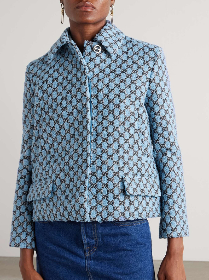Jacquard-knit bouclé jacket 3